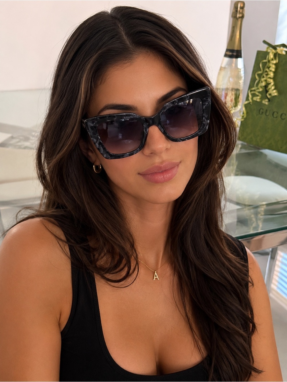 C. Wide sunglasses 😎